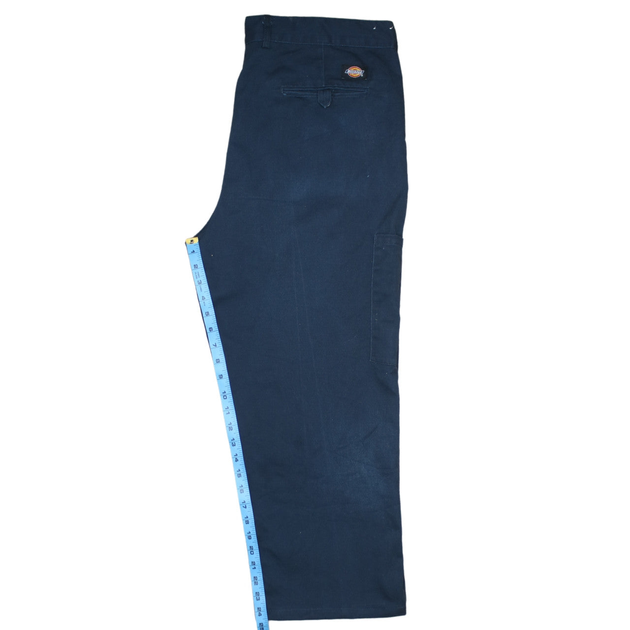 Dickies Men's Blue Work Cargo Trousers 38R Polyester Cotton Regular Fit