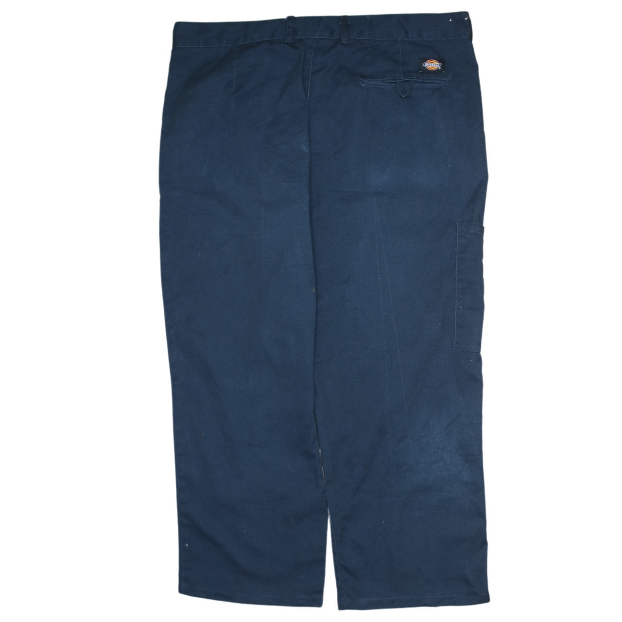 Dickies Men's Blue Work Cargo Trousers 38R Polyester Cotton Regular Fit