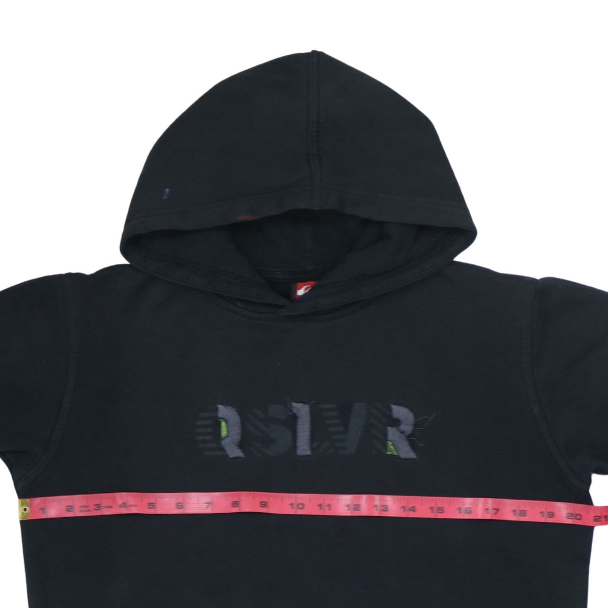 Quiksilver Boys Black Hoodie Pullover Fleece Graphic Print Size 14 Years