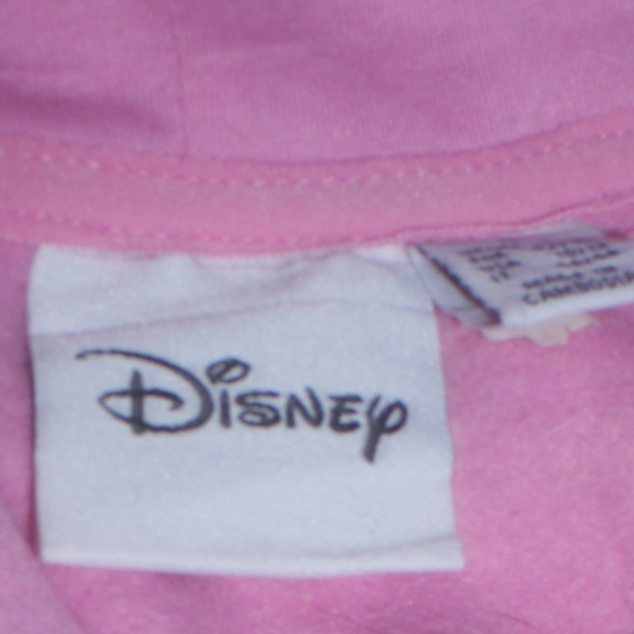 Disney Womens Pink Minnie Mouse Pullover Hoodie Size L 14/16