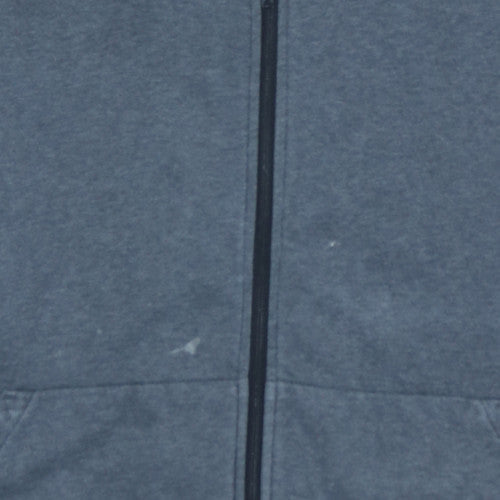 Adidas Mens Grey Full Zip Hoodie XL Fleece Athletic Casual
