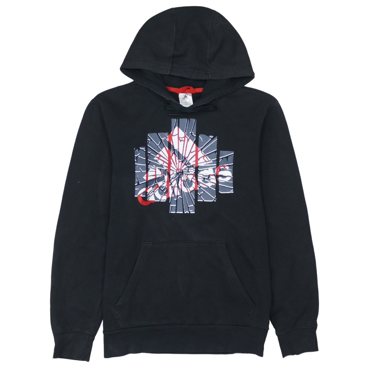 Adidas Men's Black Pullover Hoodie Small Graphic Print Casual