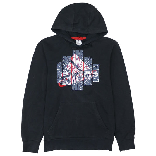 Adidas Men's Black Pullover Hoodie Small Graphic Print Casual