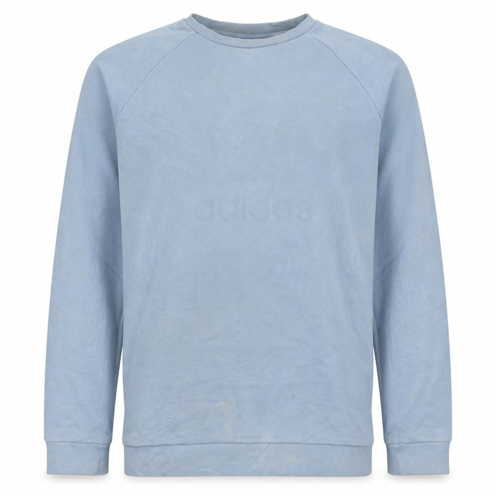 Adidas Men's Blue Crew Neck Pullover Sweatshirt Size M
