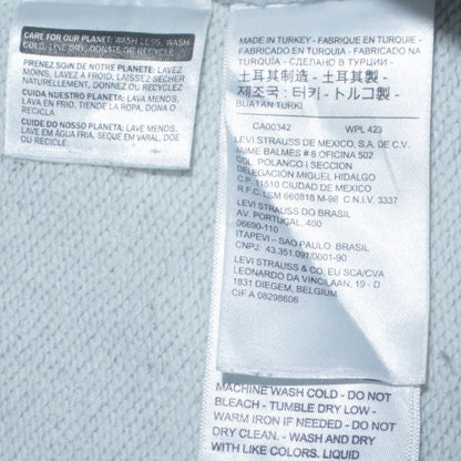Levi's Men's Grey XL Pullover Crew Neck Sweatshirt Logo Fleece
