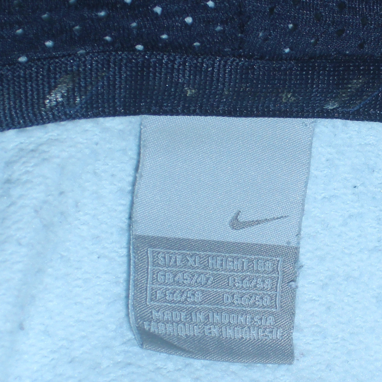 Nike Men’s Light Blue Full Zip Hoodie XL Sportswear Fleece