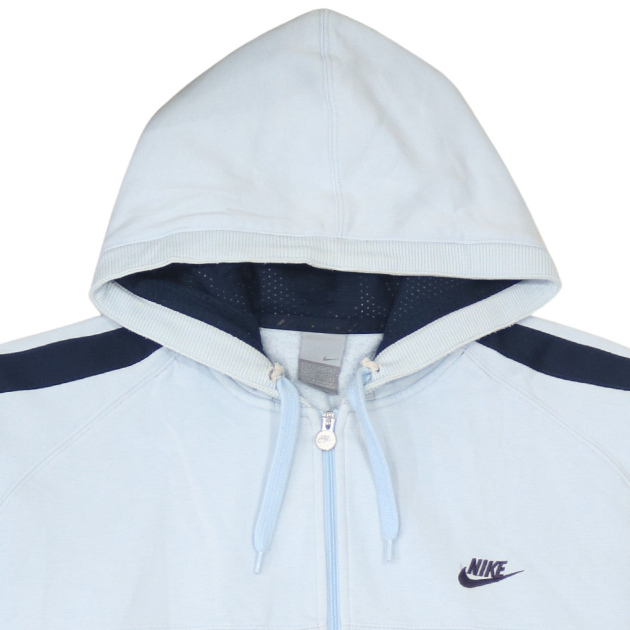 Nike Men’s Light Blue Full Zip Hoodie XL Sportswear Fleece