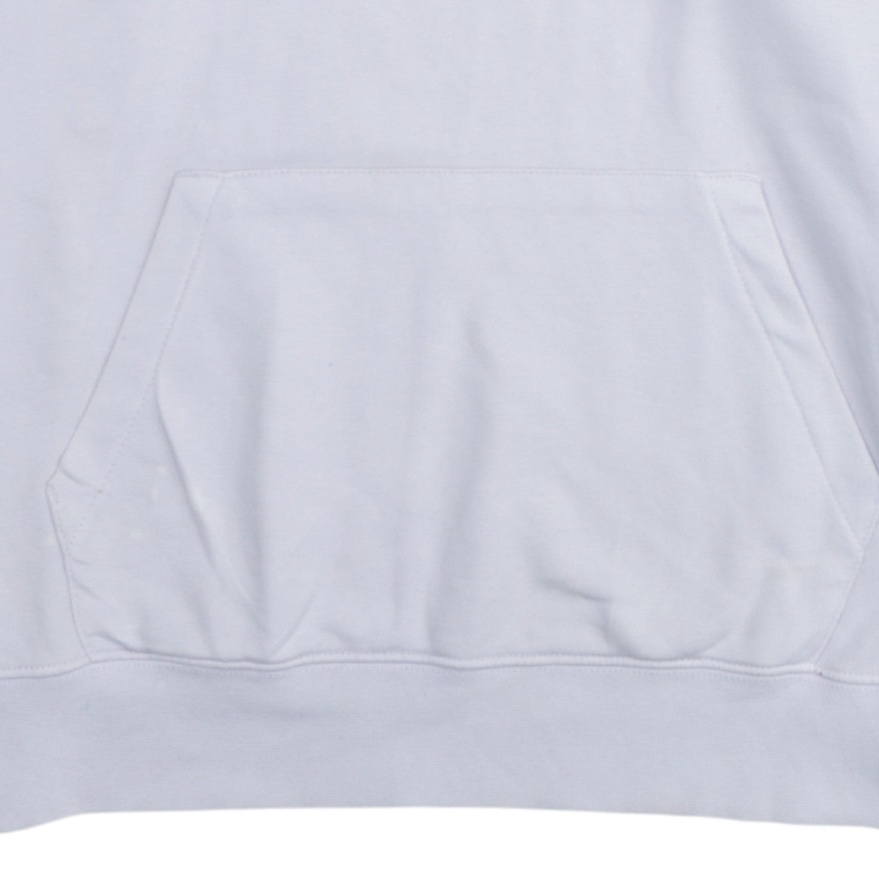 Nike Women White Small Pullover Hoodie with Logo Detail