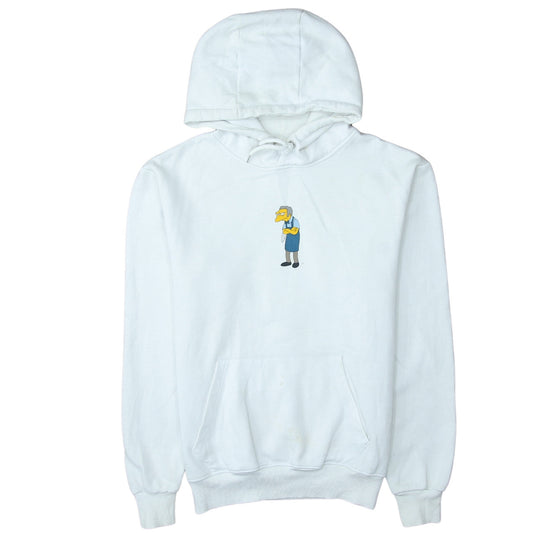 The Simpsons Men's White Moe's Tavern Pullover Hoodie XS