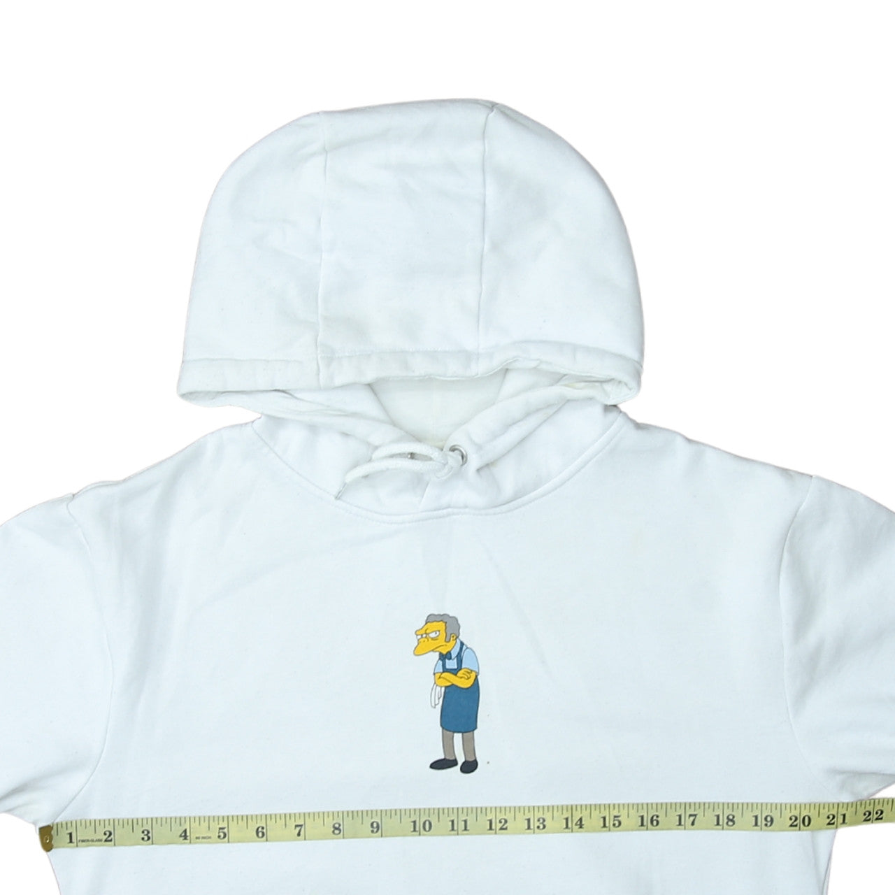 The Simpsons Men's White Moe's Tavern Pullover Hoodie XS