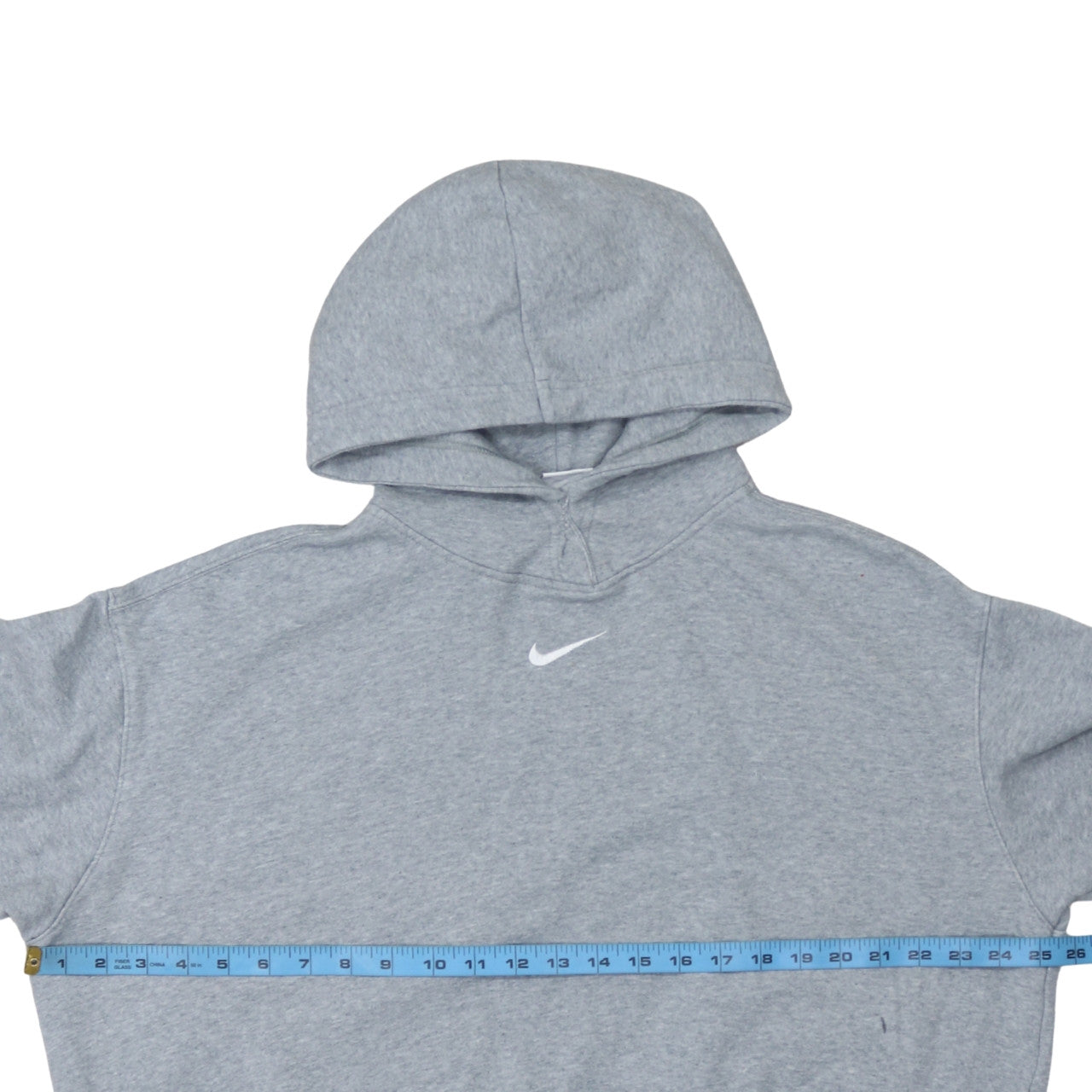 Nike Womens Grey Pullover Hoodie Small Fleece Lined Casual Sweatshirt