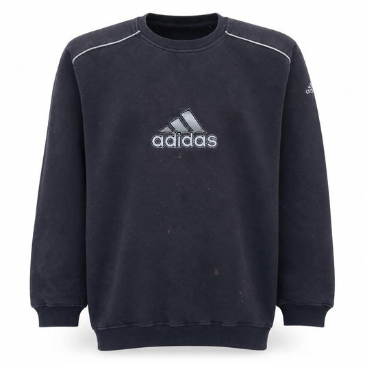 Adidas Men's Blue XL Pullover Sweatshirt Crew Neck Logo Sportswear
