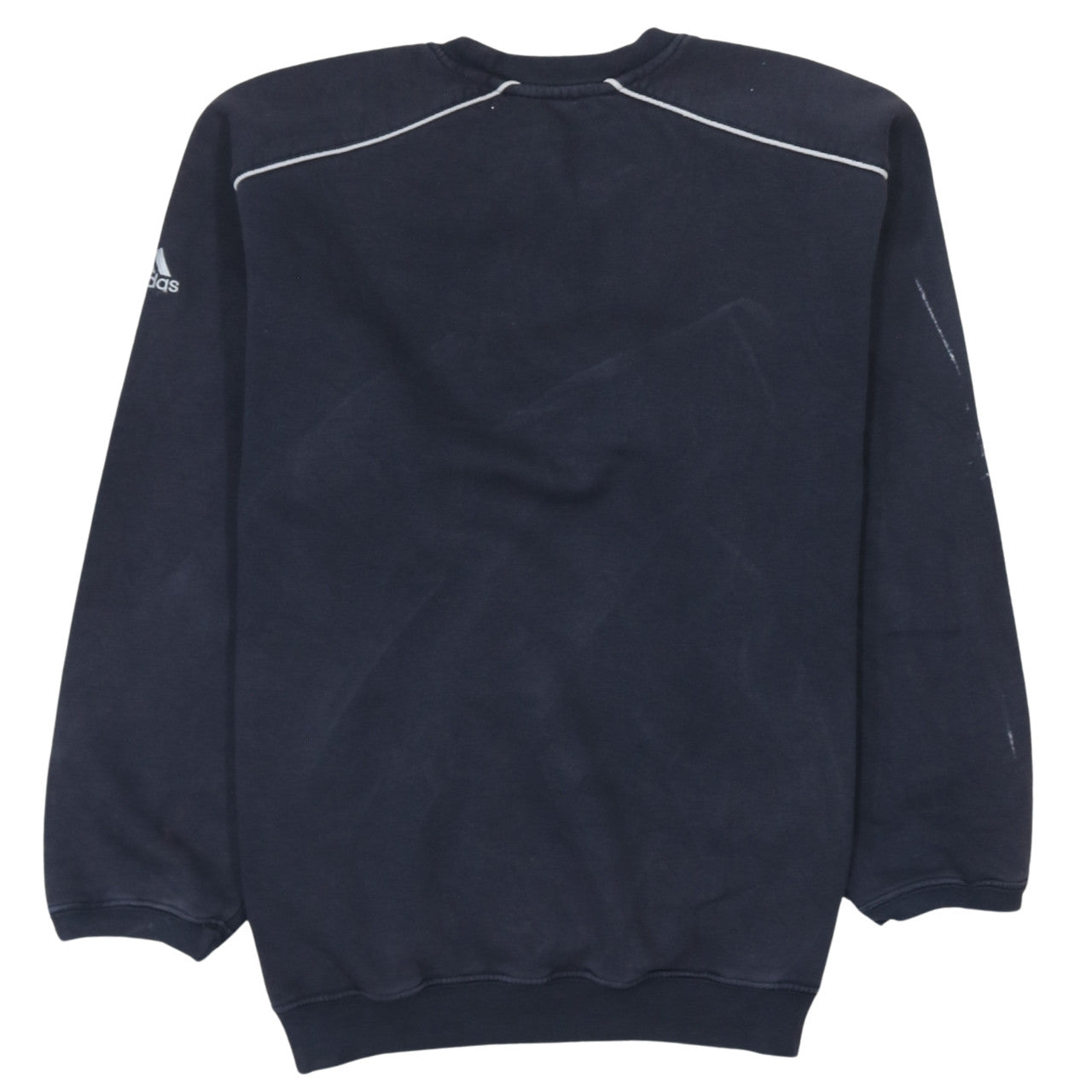 Adidas Men's Blue XL Pullover Sweatshirt Crew Neck Logo Sportswear