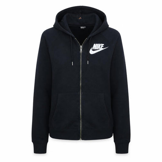 Nike Womens Black Small Full Zip Hoodie Sweatshirt