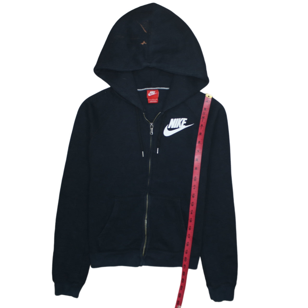 Nike Womens Black Small Full Zip Hoodie Sweatshirt