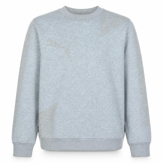 Puma Mens Grey Crew Neck Pullover Sweatshirt Size S
