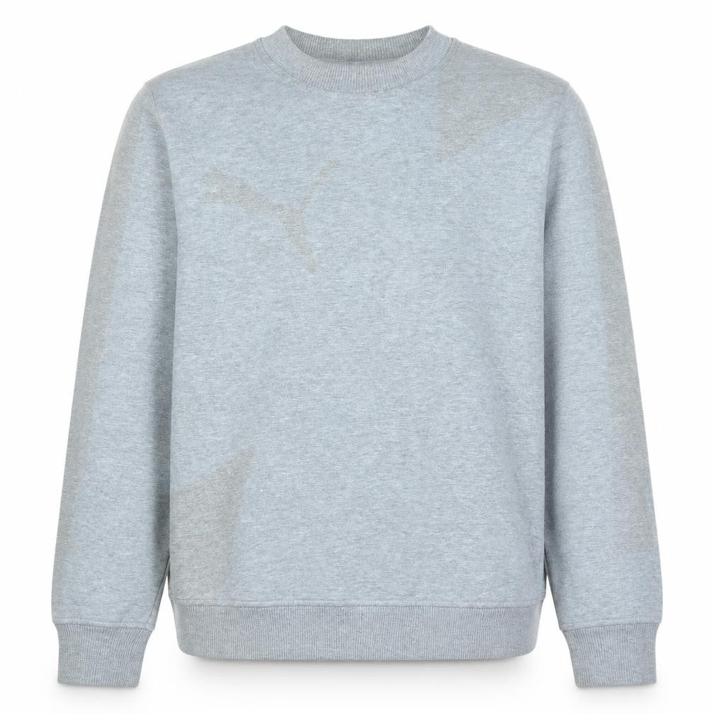 Puma Mens Grey Crew Neck Pullover Sweatshirt Size S