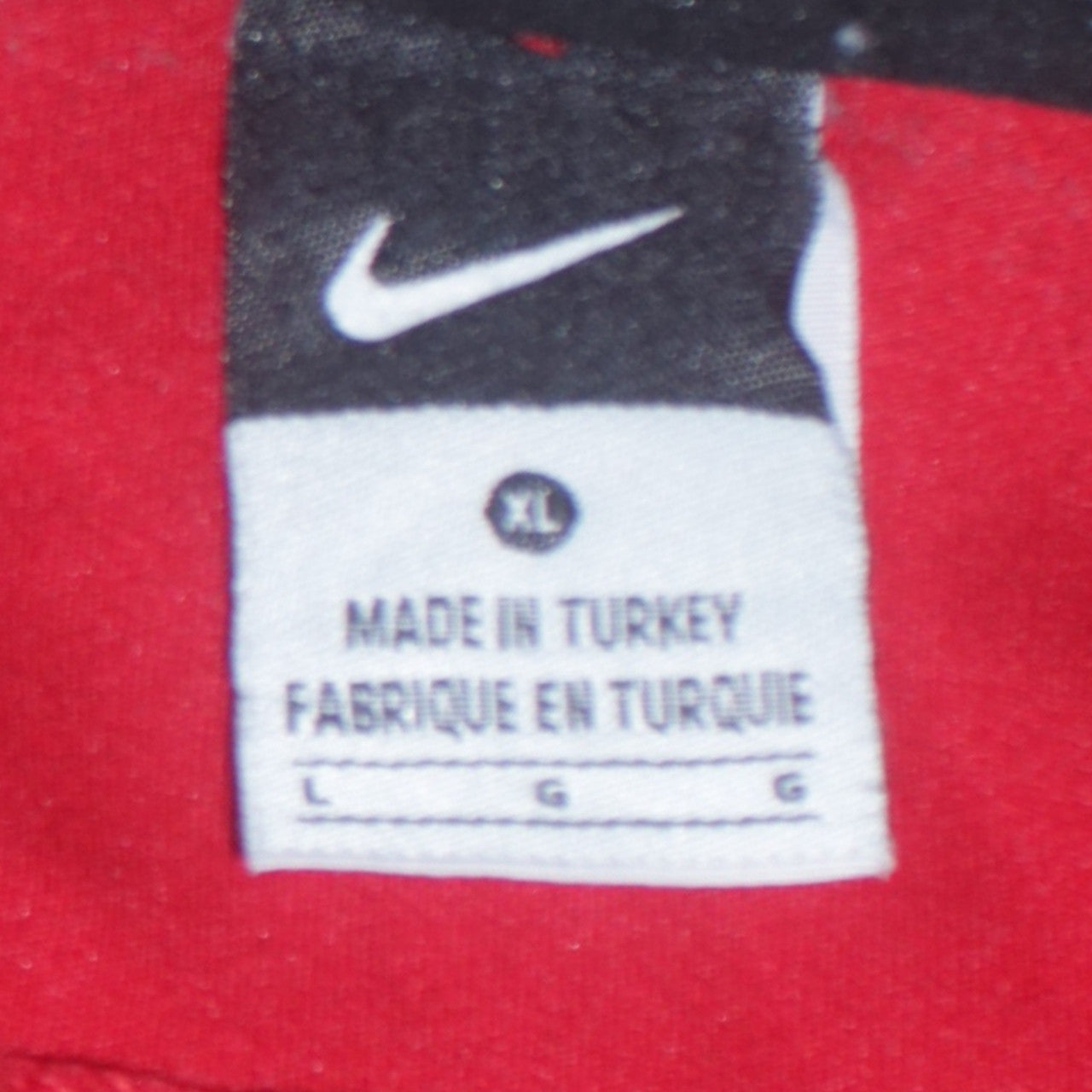 Nike Men's Red XL Track Jacket Reflective Full Zip Sports Top