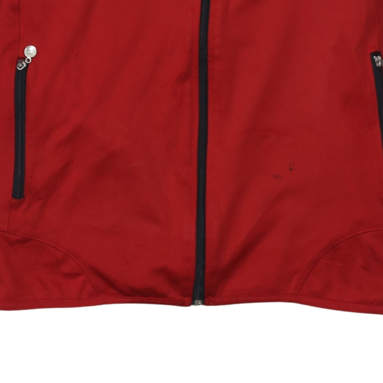 Nike Men's Red XL Track Jacket Reflective Full Zip Sports Top
