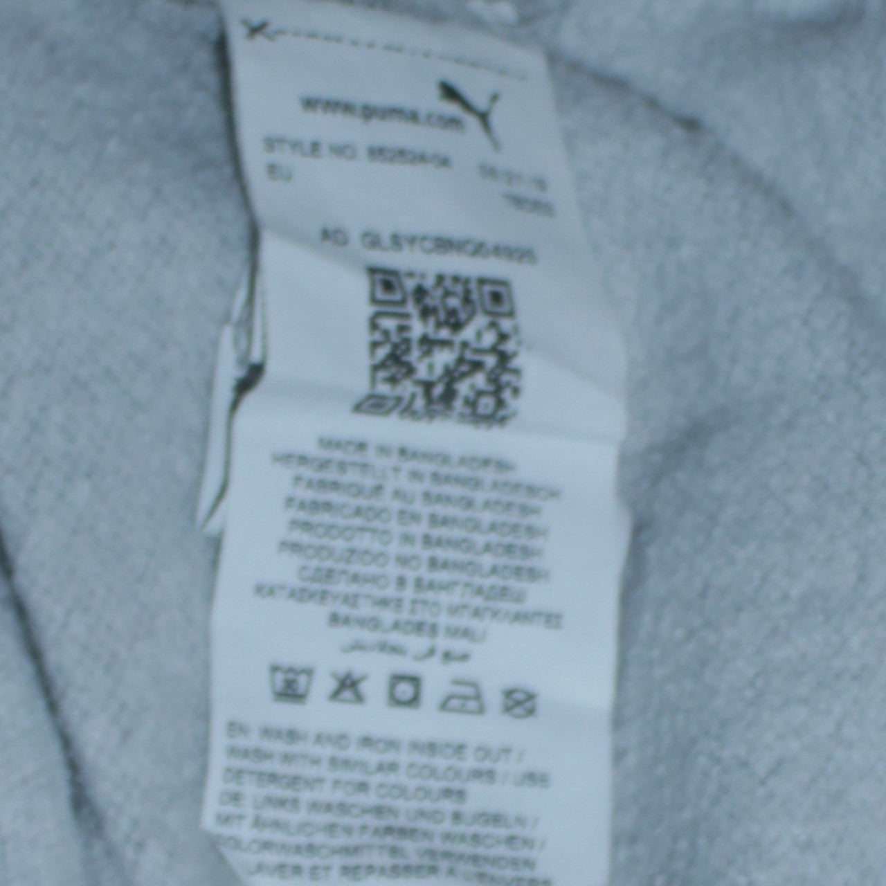 Puma Boys Grey Hoodie Size 13-14 Years Pullover Fleece Sweatshirt