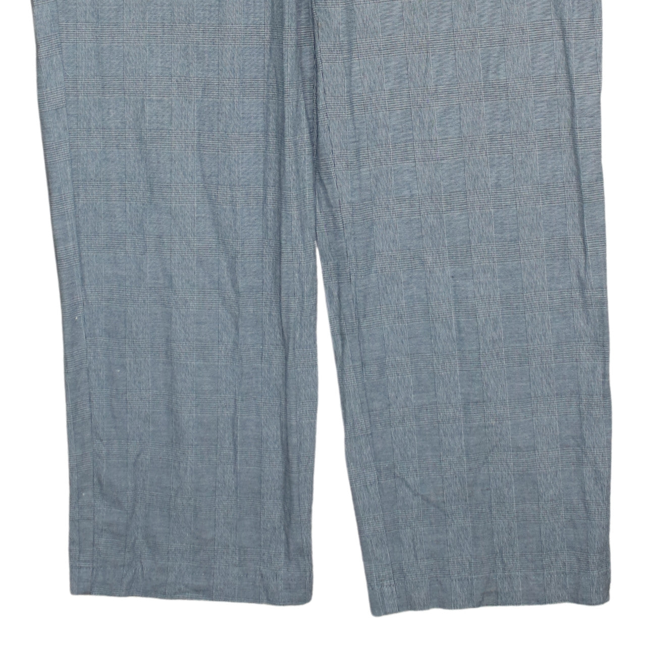 Lee Men's Grey Check Chino Trousers Size 16 Regular Fit