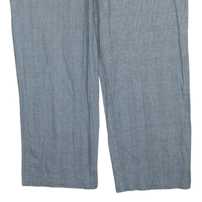 Additional view of Lee women’s grey check chino trousers, size UK 16, regular fit