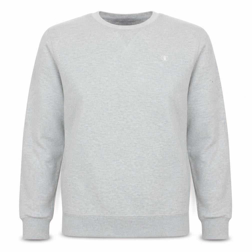 Champion Eco Women Grey 2XL Pullover Sweatshirt with Logo