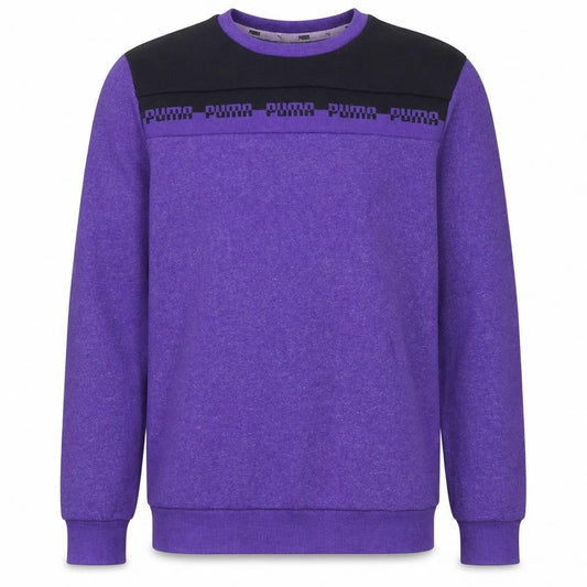 Puma Men's Purple Logo Pullover Sweatshirt Size M