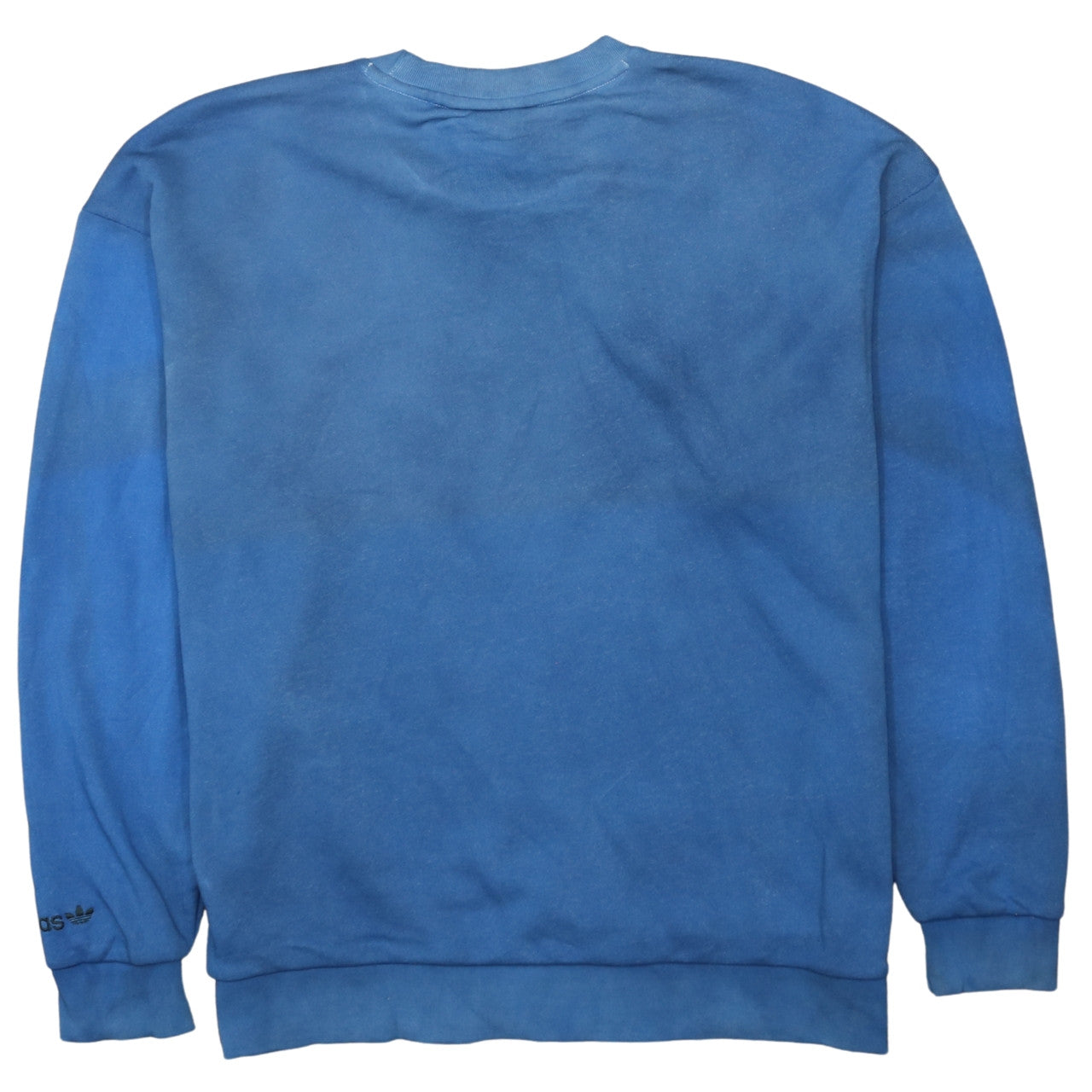 Adidas Women Blue Crew Neck Pullover Sweatshirt Size 10