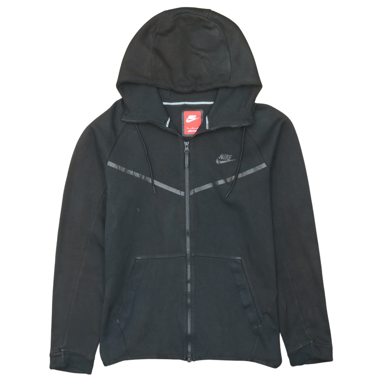 Nike Mens Black Full Zip Hoodie M Sportswear Fleece Jacket