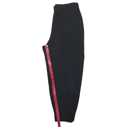 Back view of Adidas women’s black m jogger sweatpants cotton blend
