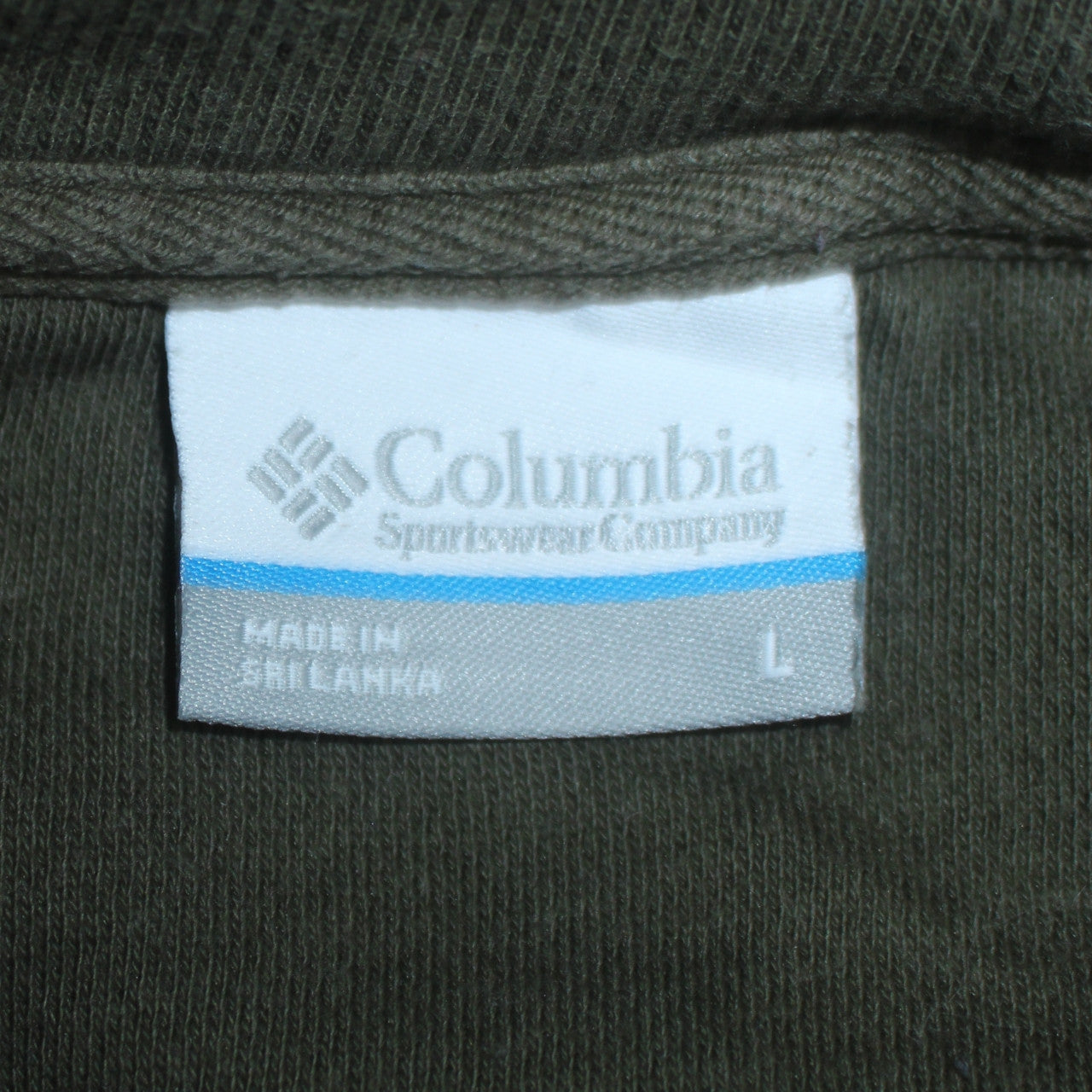 Columbia Men's Green Animal Print Crew Neck Sweatshirt Size L