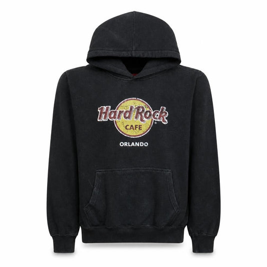 Hard Rock Cafe Orlando Men's Black Medium Pullover Hoodie