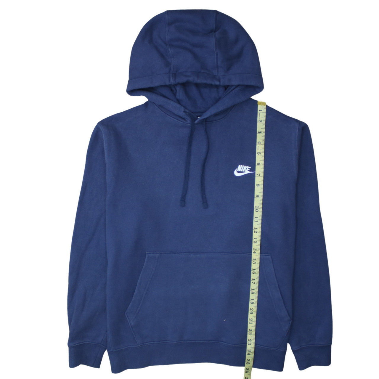 Nike Men's Blue Pullover Hoodie L Regular Fit Fleece Sportswear