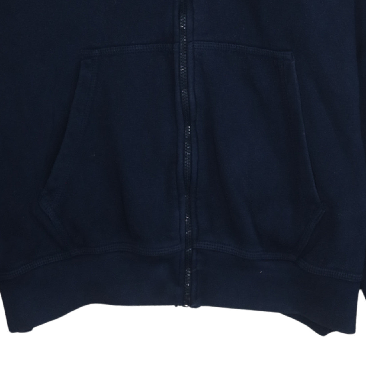 Nike Men Blue Full Zip Fleece Hoodie L Regular Fit Sportswear