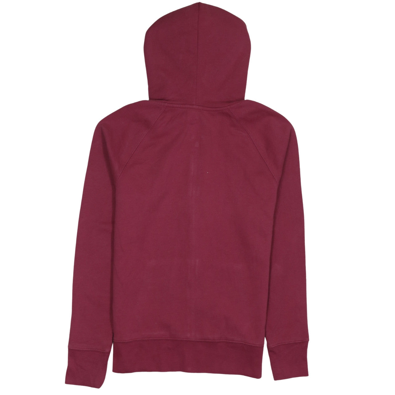 GAP Womens Burgundy Full Zip Hoodie XS Cotton Blend Logo Casual