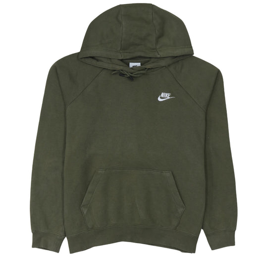 Nike Men’s Green Pullover Hoodie Size M Regular Fit Sportswear
