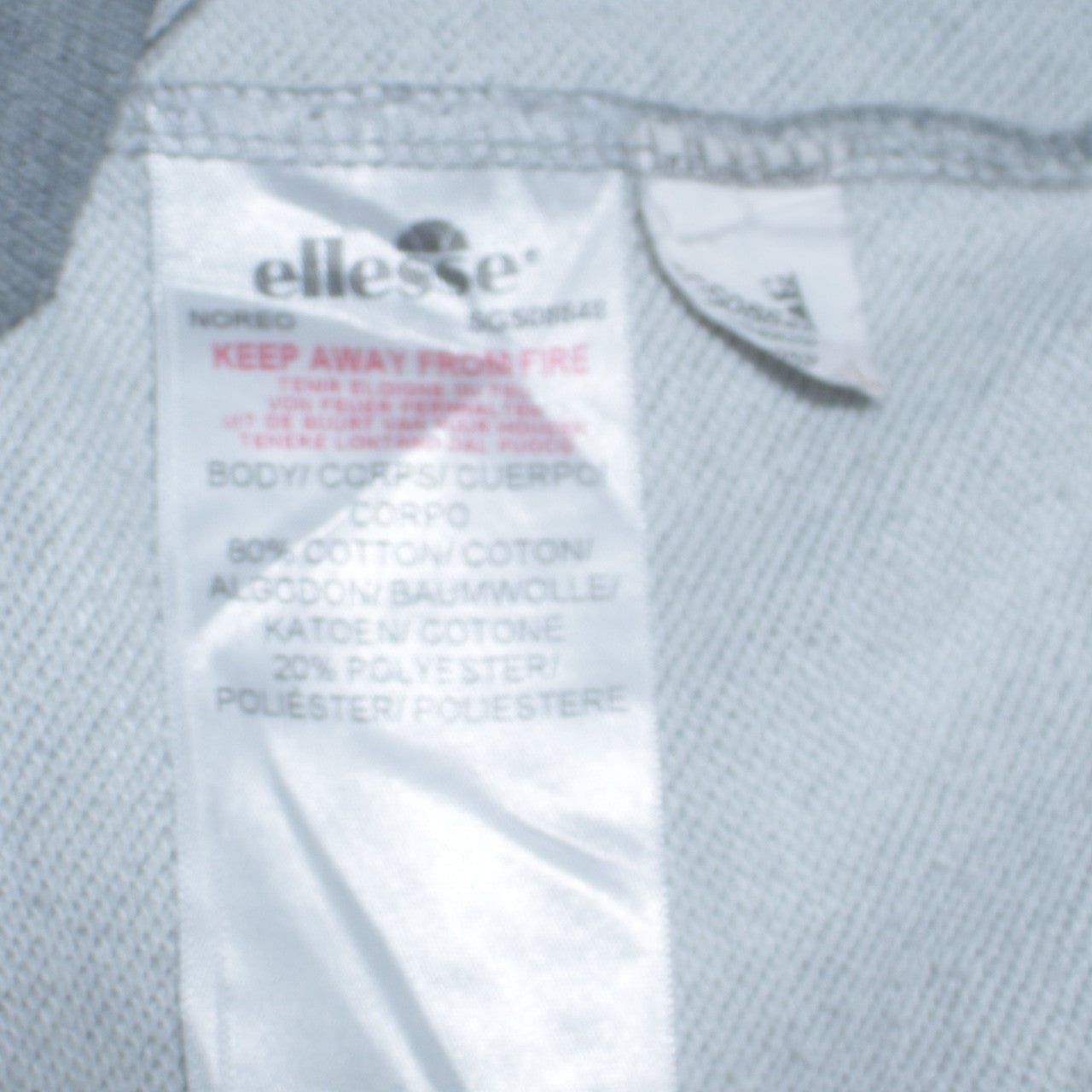 Ellesse Womens Grey Hoodie UK 8 Pullover Hooded Sweatshirt