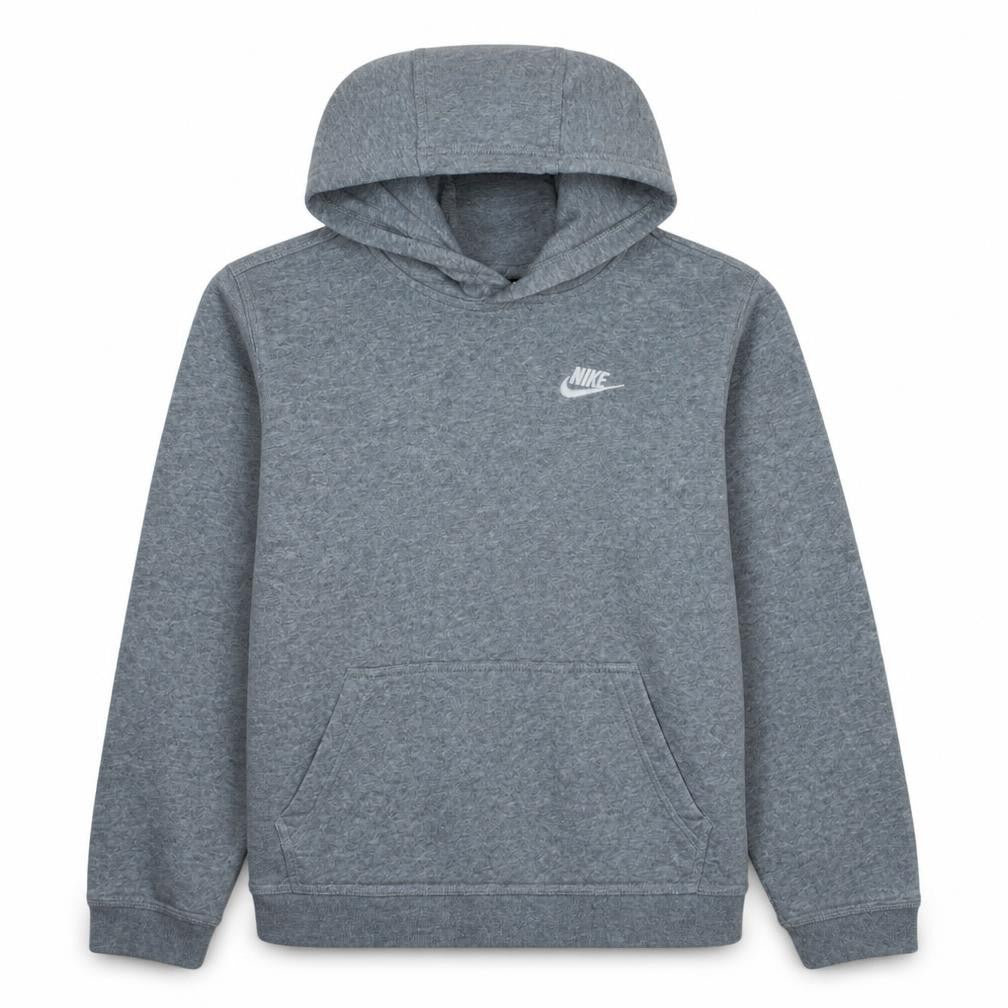 Nike Boys Grey Pullover Hoodie XL Fleece Logo Sportswear Jumper