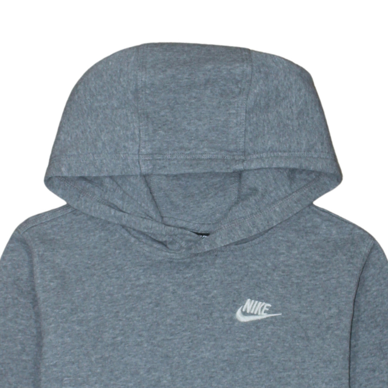 Nike Boys Grey Pullover Hoodie XL Fleece Logo Sportswear Jumper