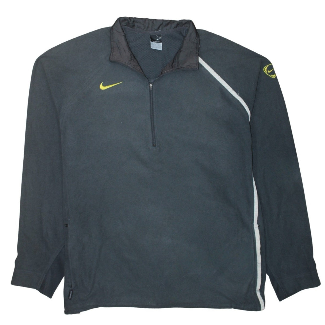 Nike Therma-Fit Men's Grey 1/4 Zip Fleece Sweatshirt 2XL