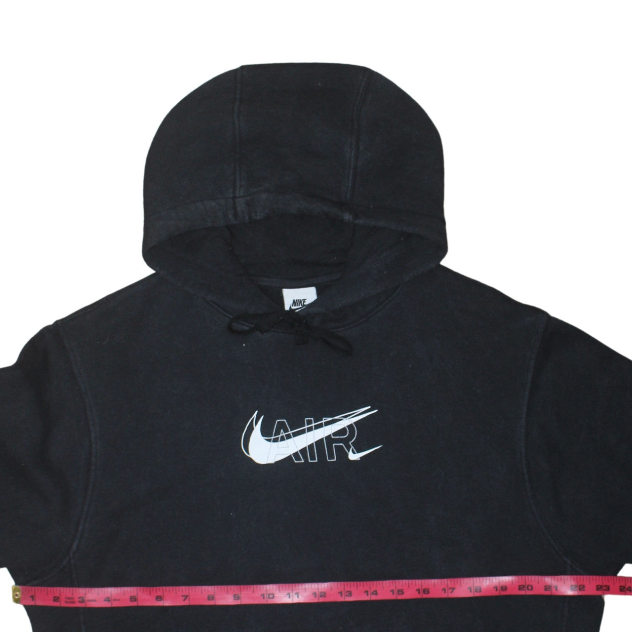Nike Men's Black Pullover Hoodie S Graphic Logo Air Fleece Sweatshirt