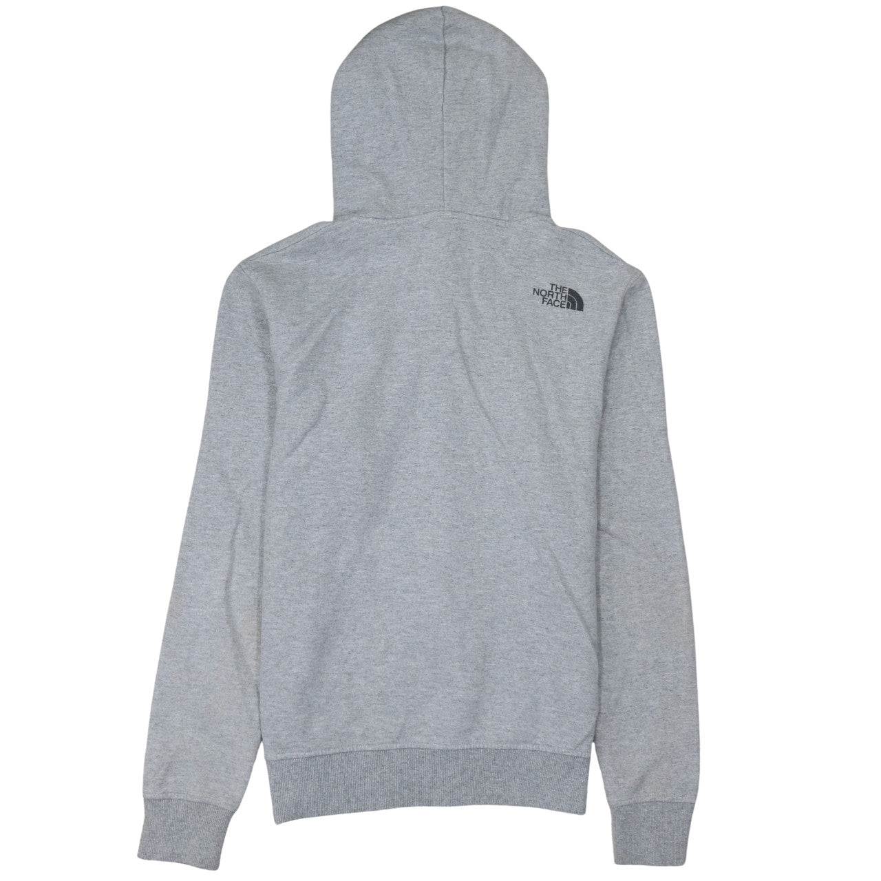 The North Face Men's Grey Full Zip Hoodie S Classic Cotton Blend