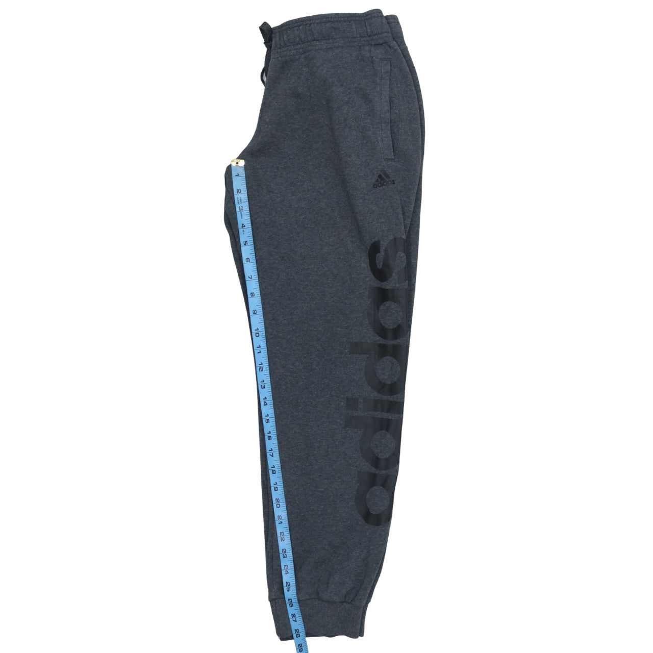 Adidas Womens Grey Jogger Trousers Size 12-14 Fleece Activewear