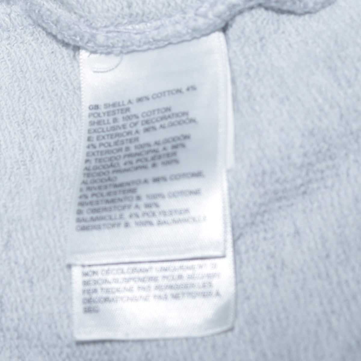 The North Face Boys Grey & Black Pullover Hoodie L Logo Sweatshirt