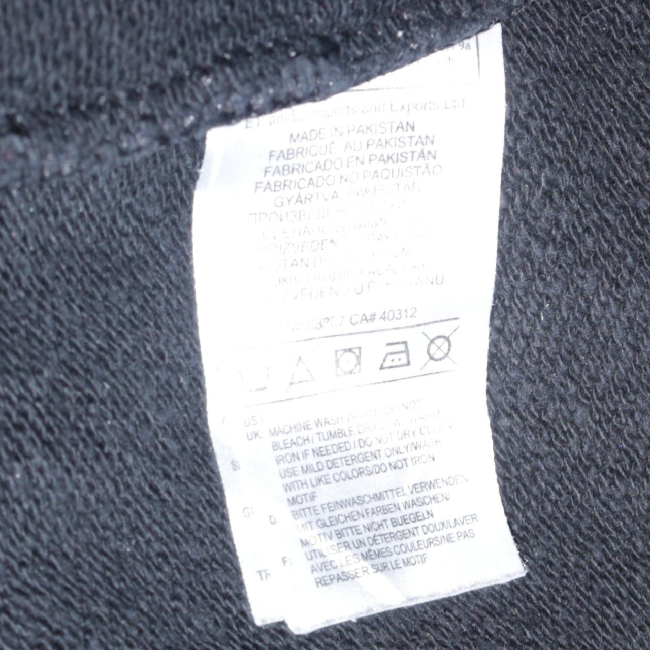 Adidas Men's Black Crew Neck Fleece Sweatshirt Size S