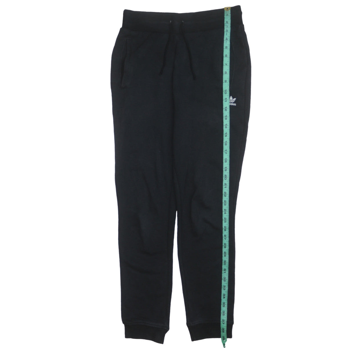 Adidas Women Black Jogger Sweatpants Size S Adjustable Waist
