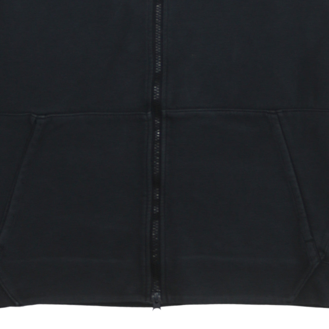 Nike Men's Black Full Zip Hoodie L Regular Fit Fleece Sweatshirt