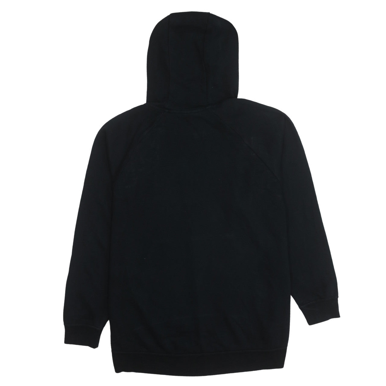 Nike Women Black Lace Up Pullover Hoodie Medium Cotton Blend
