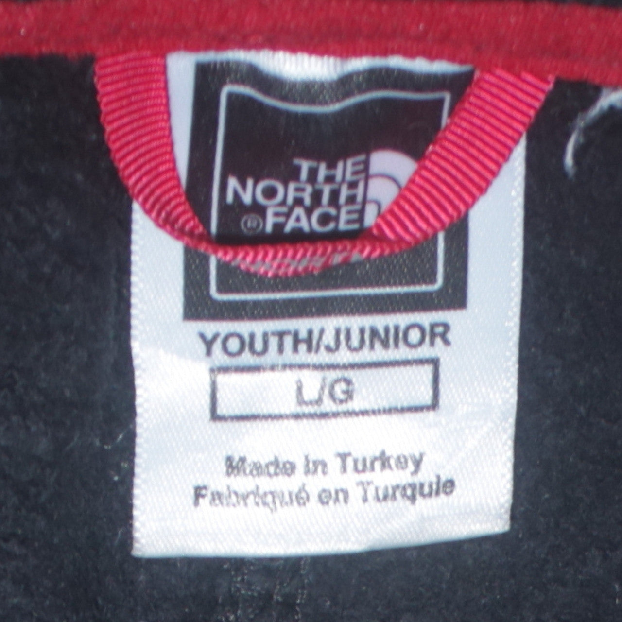 The North Face Boys Black Jogger Trousers L Fleece Sweatpants